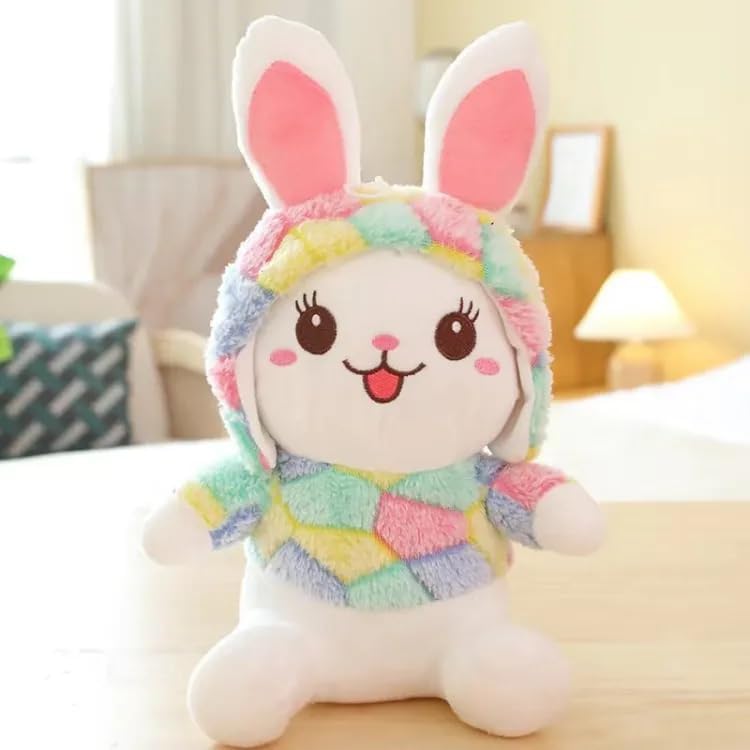 Image of Storescent Soft Toys for Kids - Stuffed Animal Plush Soft Toy for Boys & Girls | Cute Baby RABIT 20cm, Pack of 2