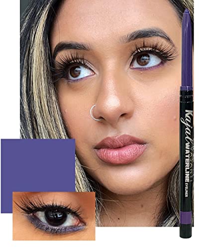 Vasanti Kajal Waterline Eyeliner Pencil - Long-Lasting, Waterproof, Smudge-Proof, Safe For Sensitive Eyes, Waterline Eye Liner - Opthalmologist Approved And Tested (Violet Rays) #TOP1