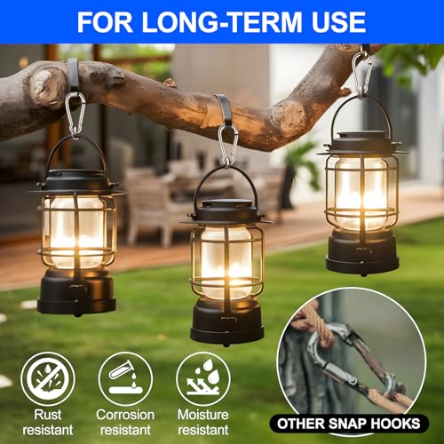 image for YUQGAOP 24 Pcs Small Carabiner,1.97 inch Small Spring Snap Hook, Carab