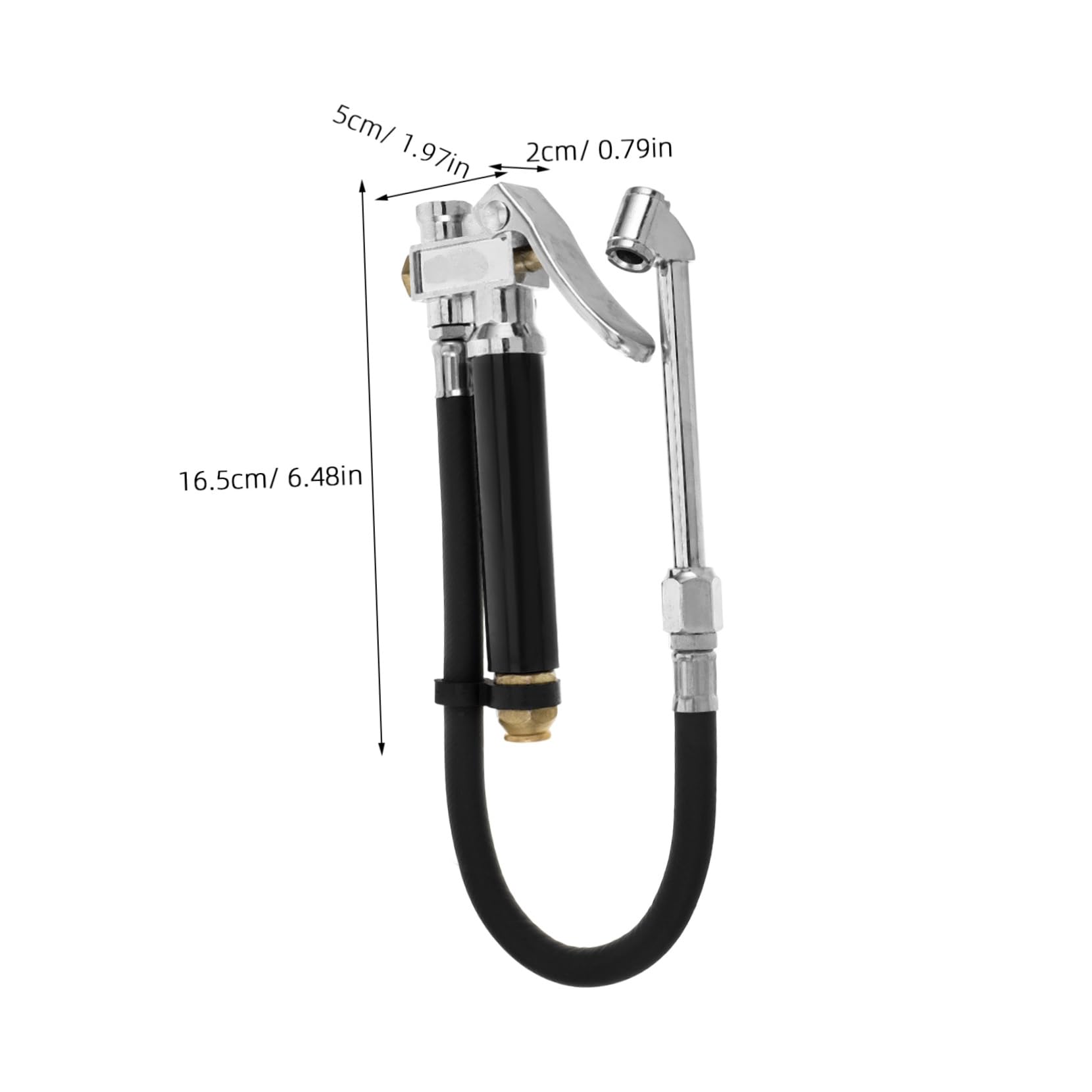 PRETYZOOM Tire Pressure Gauge Tires Camper Accessories Off Road Tire Deflators Tire Pressure Monitor Auto-Stop Tire Tire Inflator Portable Tire Inflator Gauge Air Tools Zinc Alloy