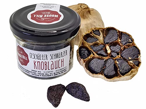 3 Gläser Schwarzer Knoblauch ohne Schale 3x50gr