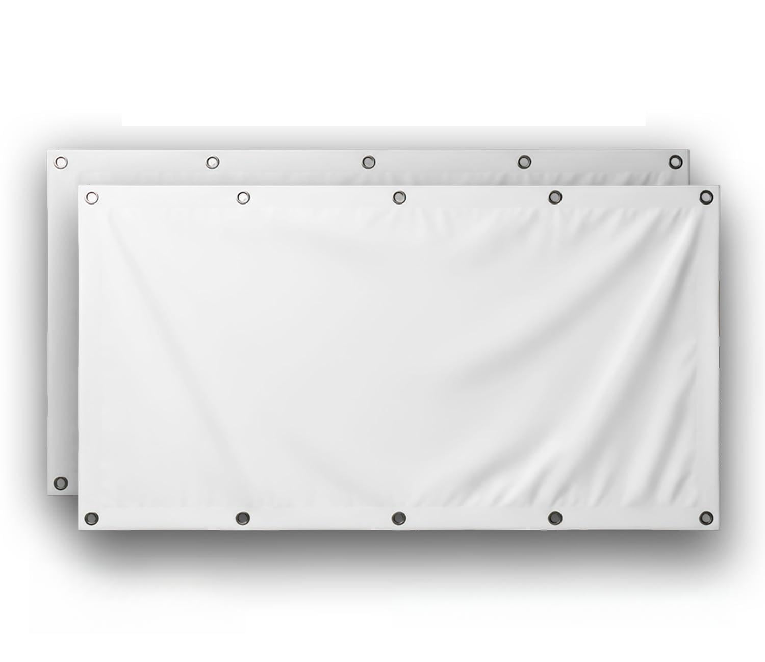 ZNOR Custom Blank Banner for Printing Personalized PVC Vinyl Banner for Events, Parties & Business Indoor Outdoor Hanging Sign with Eyelets