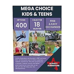 Activity Superstore Mega Choice for Kids & Teens Gift Experience Voucher