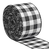 Mehrszenen-Anwendung: handgemachtes Leinen-Texturband, geeignet für die Herstellung von Girlanden, Baumbögen, dekorativen Geschenkkörben, Treppen, Türen, Balkonen, Fenstern Dekorieren Sie auch Ihr Büro, Auto und viele andere Orte usw.