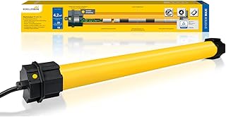 Schellenberg 20710 Rolladenmotor Plus 10 Nm, elektronische Endlageneinstellung, bis 4,2 m² Fläche, Rohrmotor für 60 mm Wel...