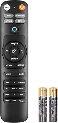 FSR78 ZV28960 VAF76400 VAF7640 Reemplazo de control remoto universal para barra de sonido Yamaha ATS-1060 ATS-1070 ATS-1080 ATS-2070 ATS-B200
