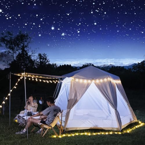Carpa de camping impermeable portátil para 2-4 personas miniatura 5