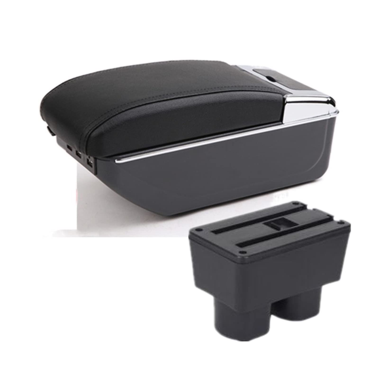 Baiqimv For Nissan For Sylphy For Versa For Tiida C11 For Latio Car Armrest Box Interior USB Center Storage Box Accessories(D2 7USB)