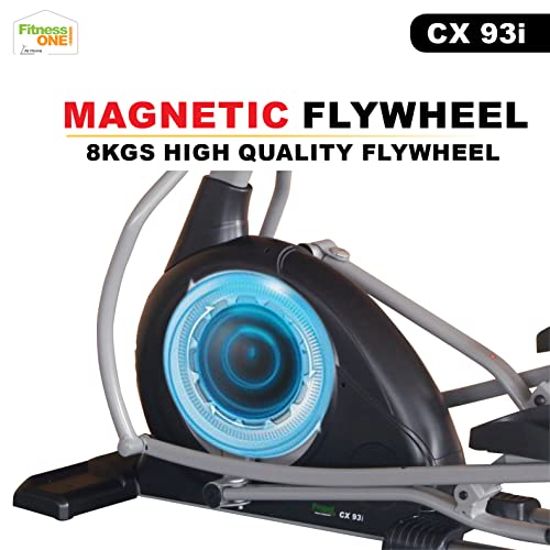 Image of Propel FitnessOne CX 93i Commercial Cross Trainer | Supports Users up to 160 kg | 16-Level Magnetic Resistance | 8 kg Flywheel | 21 inch Stride Length | LCD Display & Hand Pulse | Transport Wheels