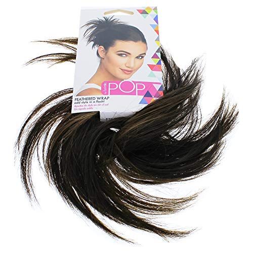 Hairdo Pop Feather Wrap, R10 Chestnut