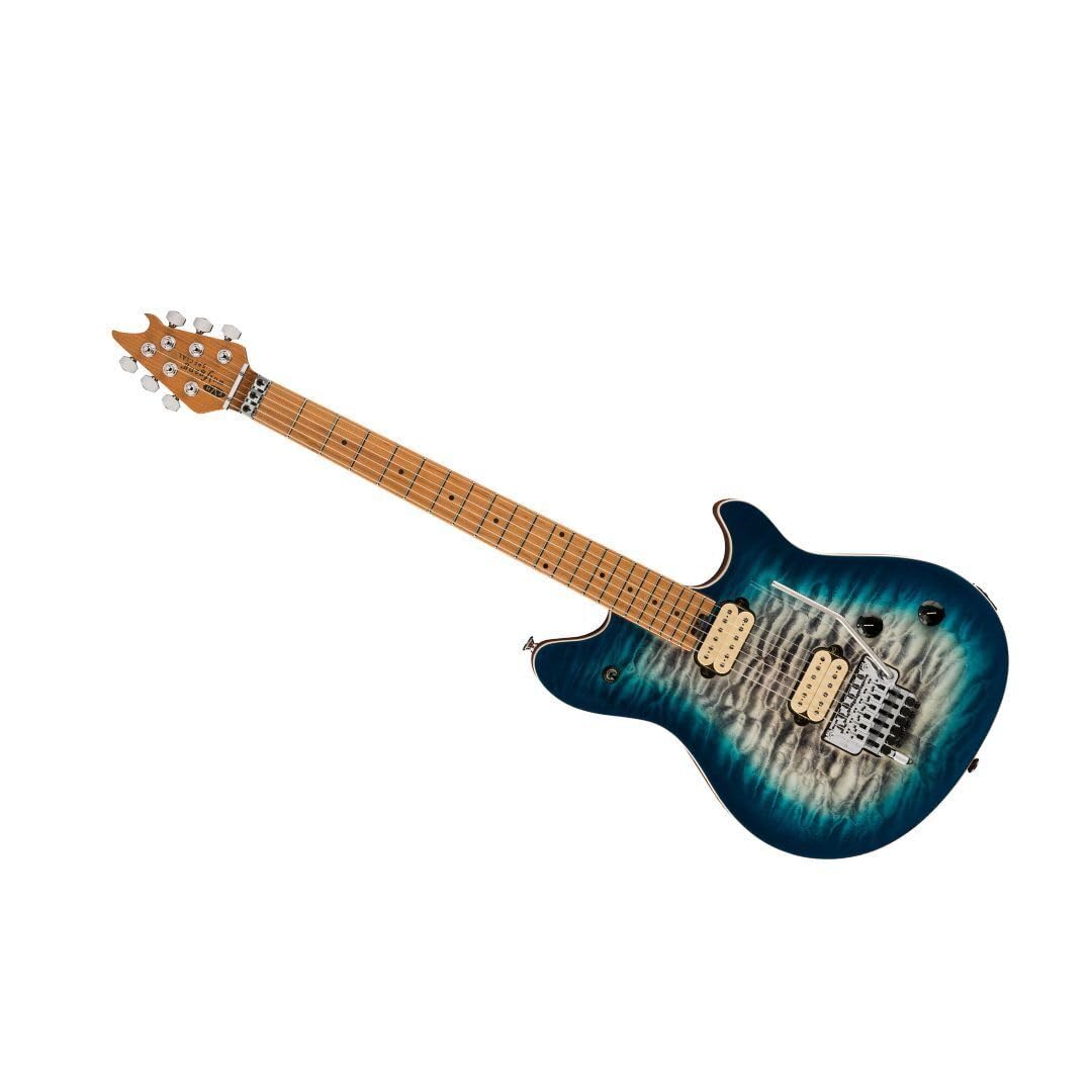 Amazon.com: EVH Wolfgang Special QM Electric Guitar - Indigo