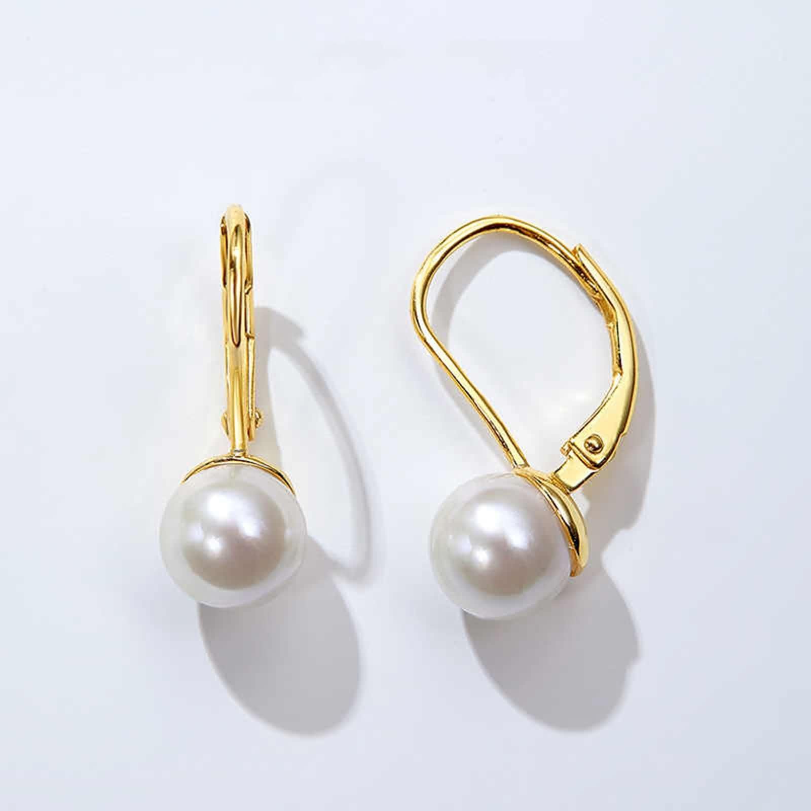 Epinki Prawdziwa biżuteria Creole Hoop 9K/14K/18K żółte złoto, klasyczne kolczyki damskie vintage, kolczyki secesyjne 750/585/375 złoto,