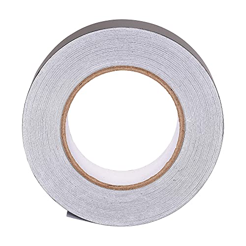 Image of uxcell Aluminum Foil Tape Black Matte Tape Non Reflective 35mmx50m /164ft for HVAC, Sealing, Patching Hot and Blocking Light