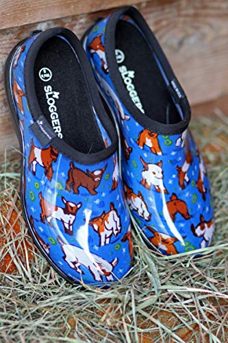 Sloggers Women's Waterproof Rain and Garden Shoe with Comfort Insole, Goats Sky Blue, Size 8, Style 5118GOBL08 - Image 3