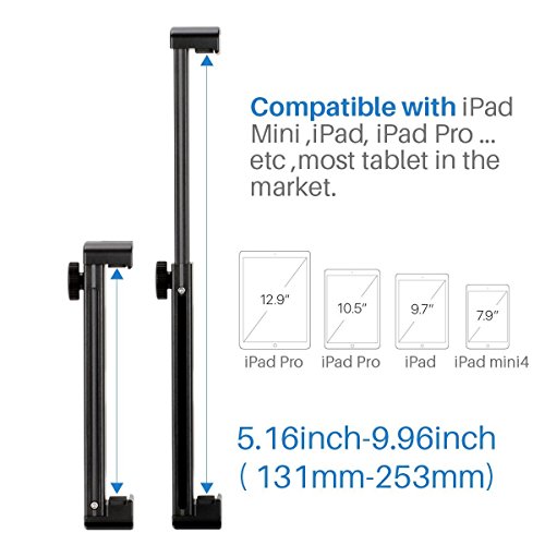 image for ULANZI Aluminum Pad Tripod Mount Holder Attachment,Tablet Tripod Adapt