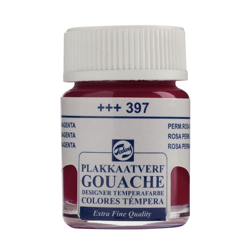 Talens Pink Extra Fine Gouache Jar, 16 Ml, Perm Rose Mag