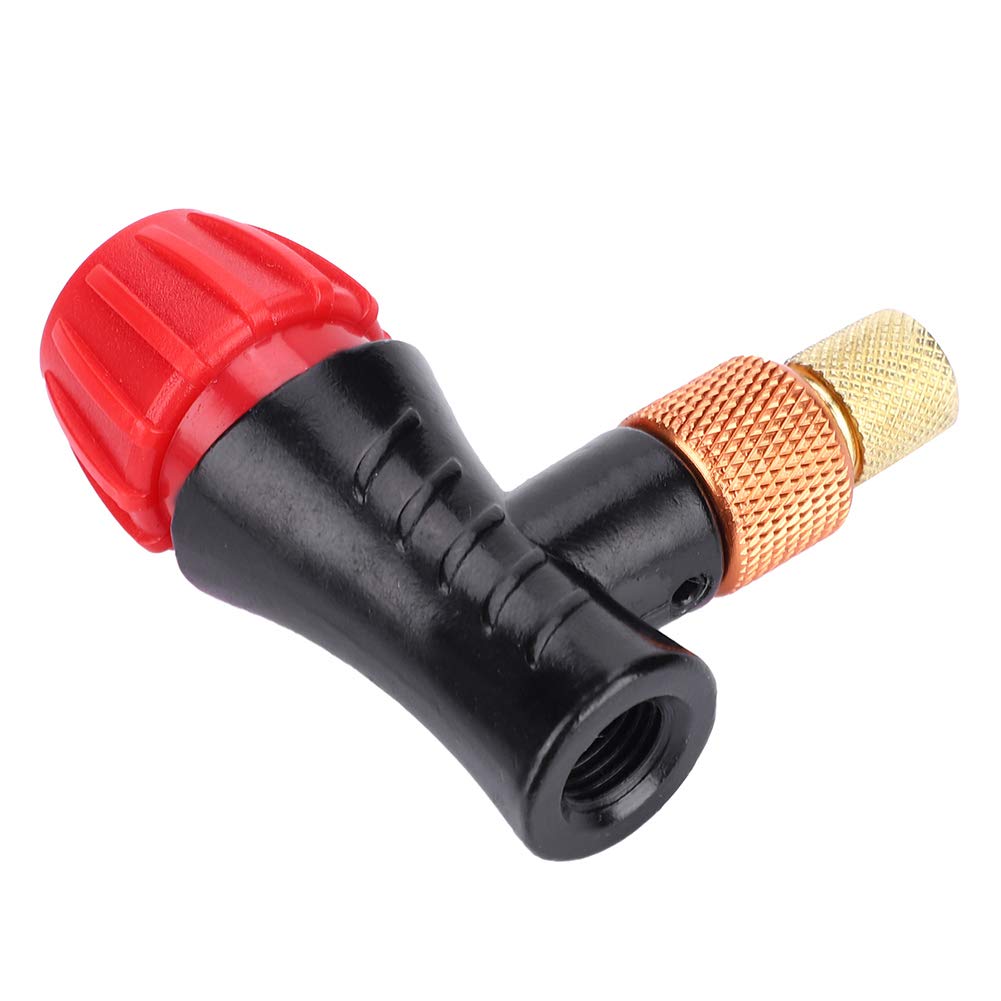 Gonfleur De Pneus Co2, Co2 Inflator, Mountain Road Adapter Pump Mini Portable Air Inflator Tire Dual Valve