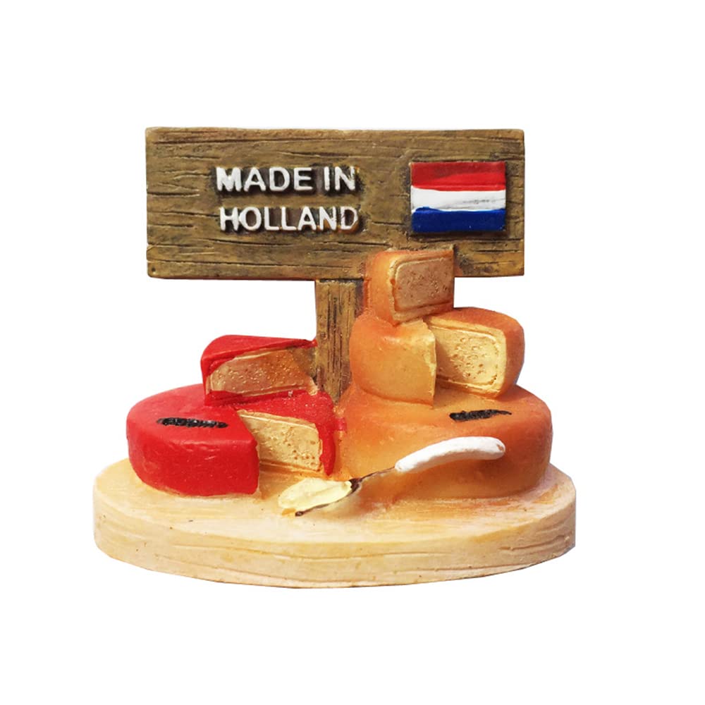 Dutch Cheese Holland Netherlands Fridge Magnet Travel Souvenir Gift Refrigerator Magnetic Sticker Resin Craft