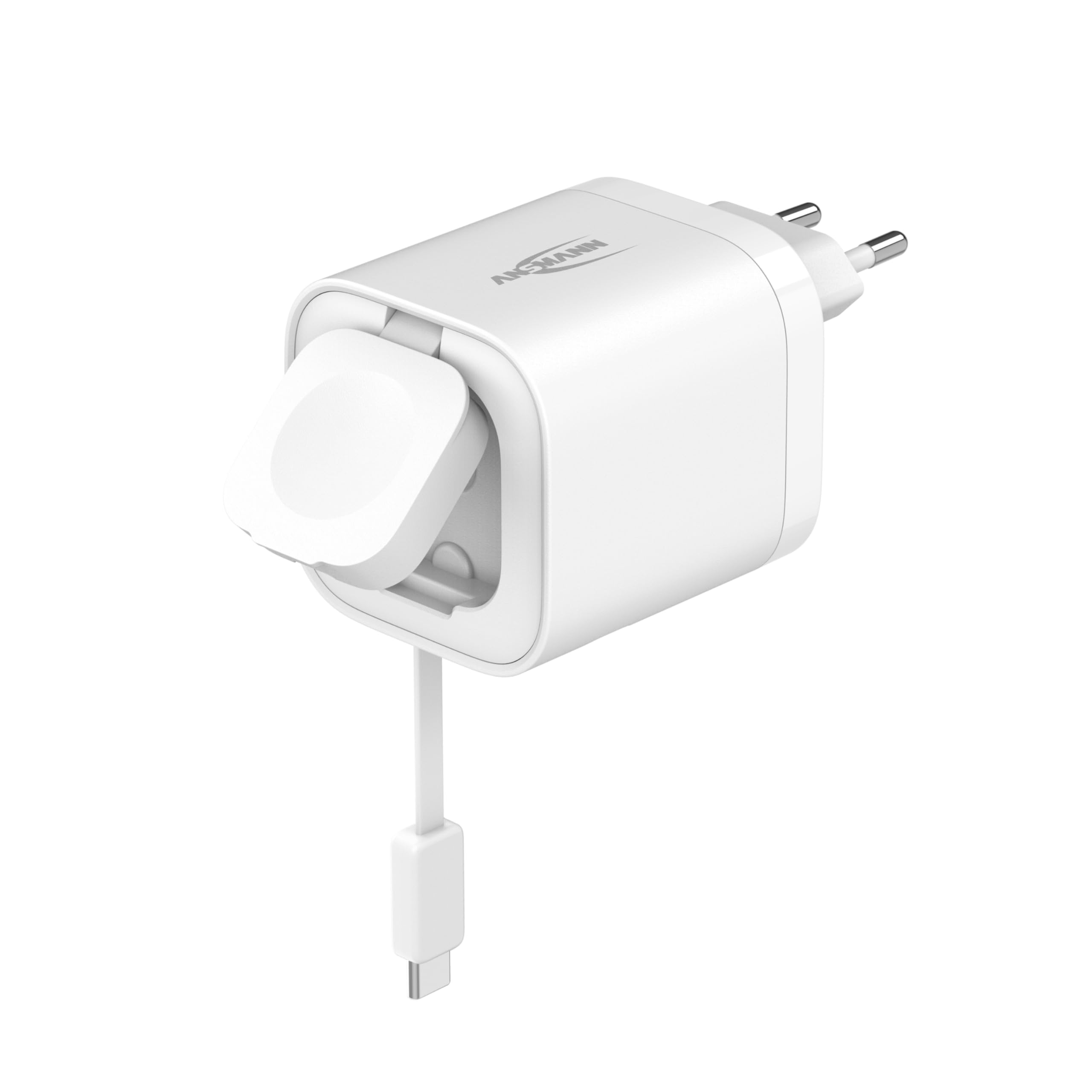 ANSMANN 65W USB C Ladegerät - GaN Schnellladegerät für iPhone & MacBook