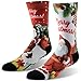 Produktbild MEIKAN Mikan Socken für Weihnachten, Weihnachtsfeiertagssocken, bequem, gemustert, mit Schneemann, 2 Paar, klein