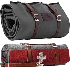 Slate Gray Bedroll & Swiss Army Blanket Bundle