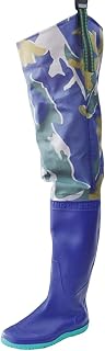 MYCHUS Fishing Hip Waders, Water Resistant Hip Boots Thigh Waders Wellies Breathable Wading Pants Nylon Fishing Waders for Wading Muck Work Fishing,44
