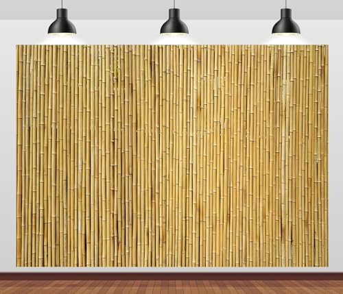 Anches en bambou sur toile de fond pour masquer un mur de soirée