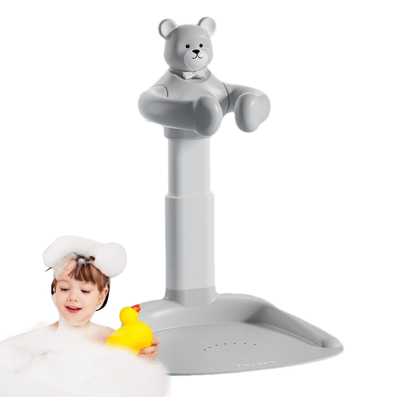 Supporto da bagno per, supporto per bagnetto | Supporto per bagnetto Base antiscivolo In piedi,Maniglia per sedia da bagno con maniglia per sedia portatile regolabile per la mamma