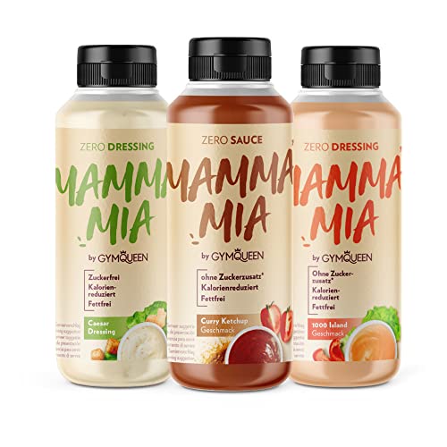 GymQueen Mamma Mia Zero Sauce 3x265ml