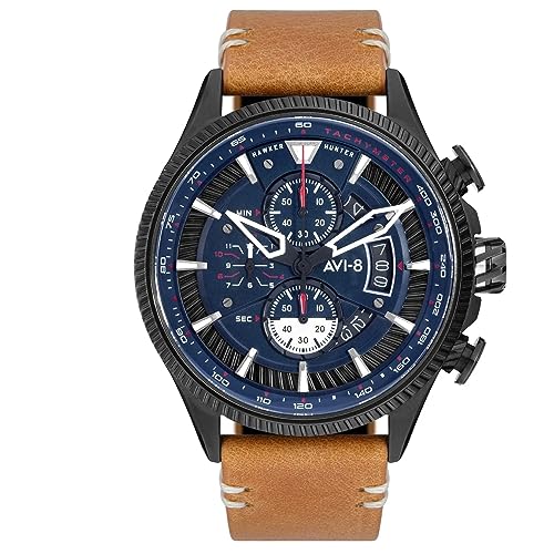 AVI-8 Montre Hawker Hunter, Marron, Sangle, Marron, Sangle