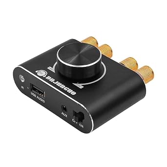 2.0 Channel 20W+20W Bluetooth Amp X15H Audio Amplifier with Remote Control Function