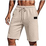 Short Homme Shorts Respirant Accessoire Running Cordon de Serrage Shorties Couleur Unie Sh...