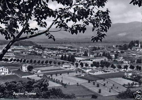 CARTOLINA 1712 Oggiono Brianza Lecco V.TA 1958