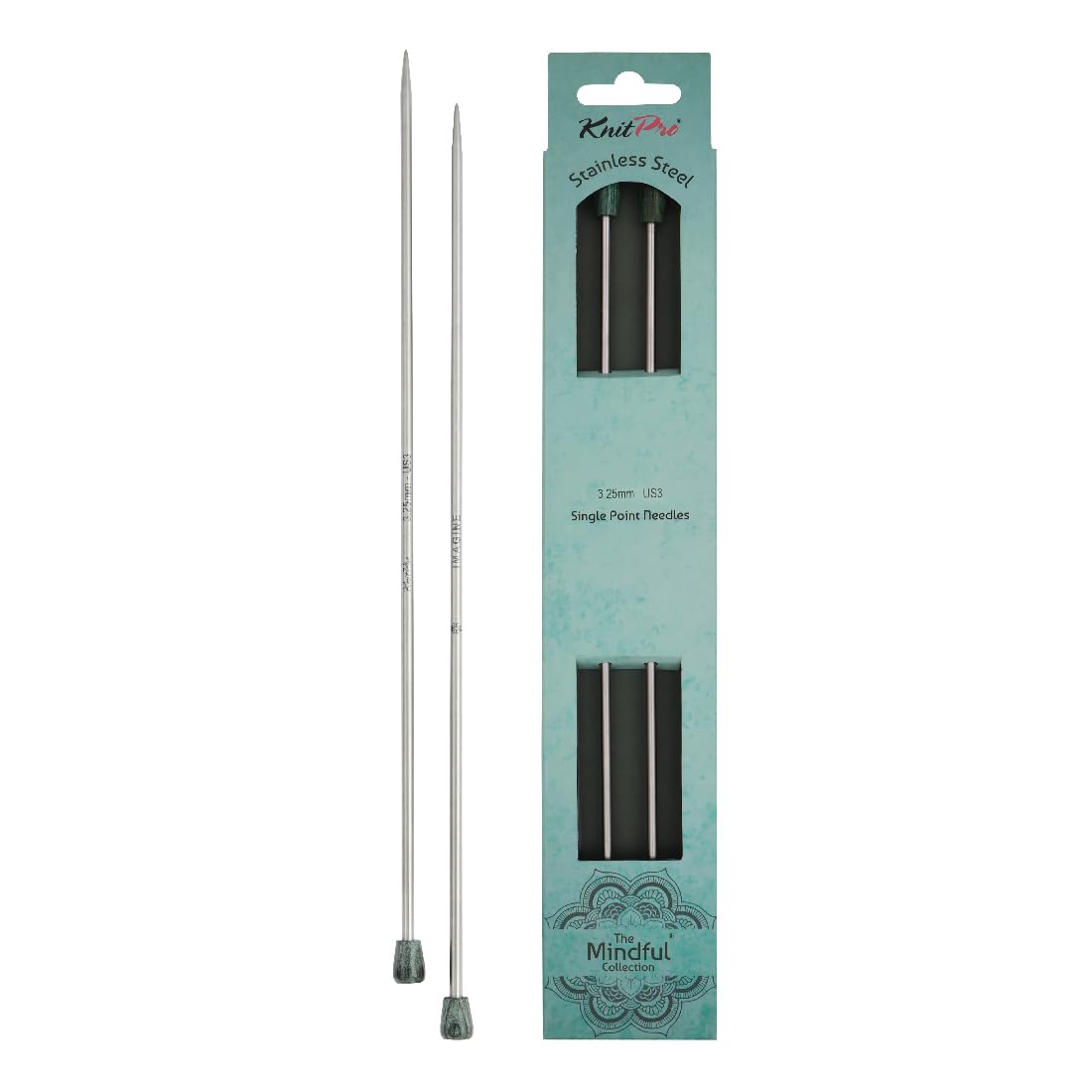 KnitPro The Mindful Collection Single Pointed Needles 14" (35cm) | Size 3.25mm