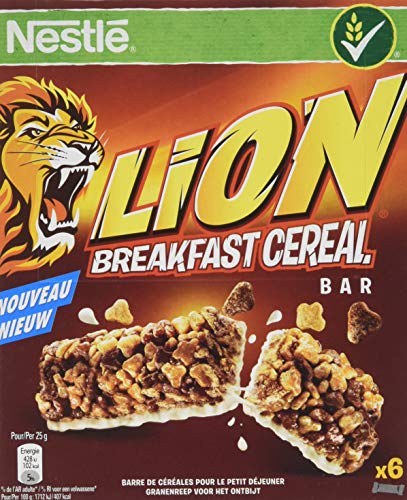 Lion barres de céréales pour petit déjeuner caramel & 6 x 25gr - vue 2