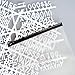 RIVI 3/4" Inch 290 Character Plastic Helvetica Sprue Letter Set