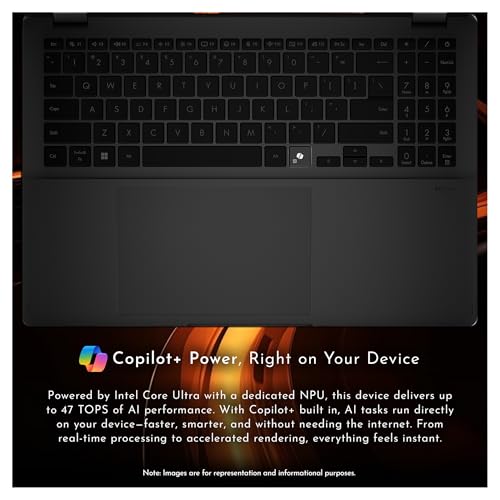Image of ASUS Vivobook 16 Flip Copilot+ Laptop, Intel Ultra 7-258V, 32 GB LPDDR5X RAM, 1 TB PCIe SSD, 16 inch WQXGA+ (2880x1800) Touchscreen, Intel Arc Graphics, Backlit Keyboard, W11 Pro, Gray + Traix Mousepad
