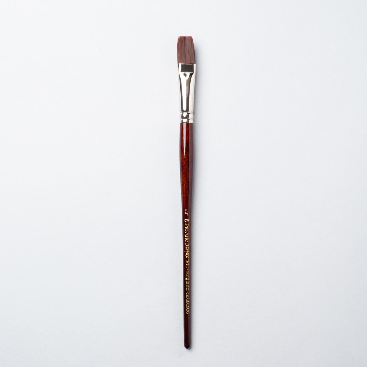 Pro-Arte Pro Arte : Acrylix Flat Synthetic Acrylic / Oil Brush Series 204 Short Handled Size 1/2In