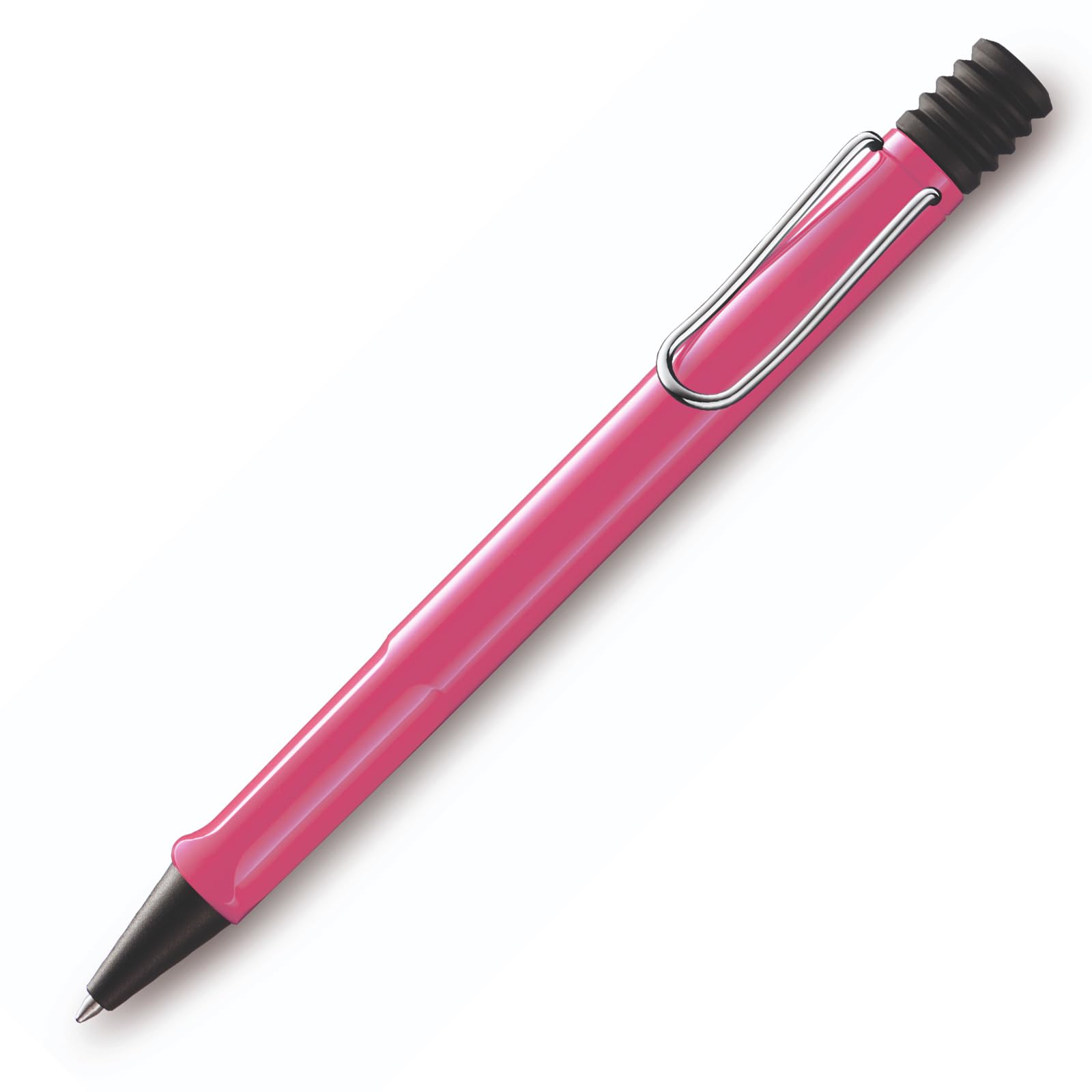 Lamy Safari Ballpoint Pen with ergonomic grip & line width M - for pleasant long writing - made of robust ASA plastic โ including large capacity refill M 16 (No Gift Box, Pink) โ image 1