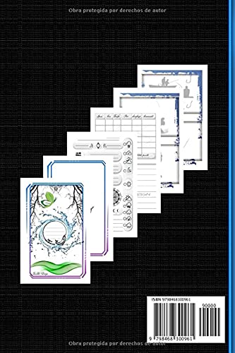 Miniatura 2 de EL REGISTRO DE PESCADORES Diario para que los pescadores lo llenen para guardar todos los recuerdos de sus viajes de pesca y sus capturas - hojas de