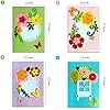 QIAONIUNIU Card Making Kits DIY Handmade Greeting Card Kits for Kids, Christmas Card Folded Cards and Matching Envelopes Thank You Card Art Crafts Crafty Set Gifts for Girls & Boys #5