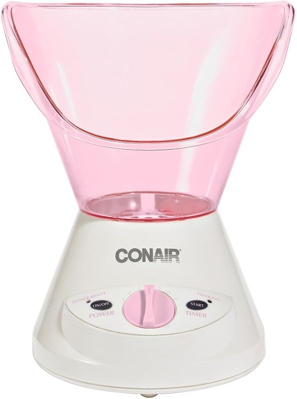 Sistema de sauna facial com névoa True Glow by Conair, Pink / Cream