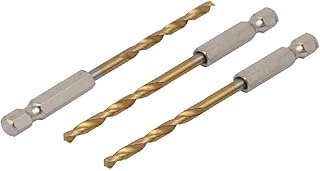 New Lon0167 3pcs 3.5mm Featured Drilling Dia 1/4-inch reliable efficacy Hex drill hole 93mm Length HSS Twist Drill Bit(id:273 18 69 362)