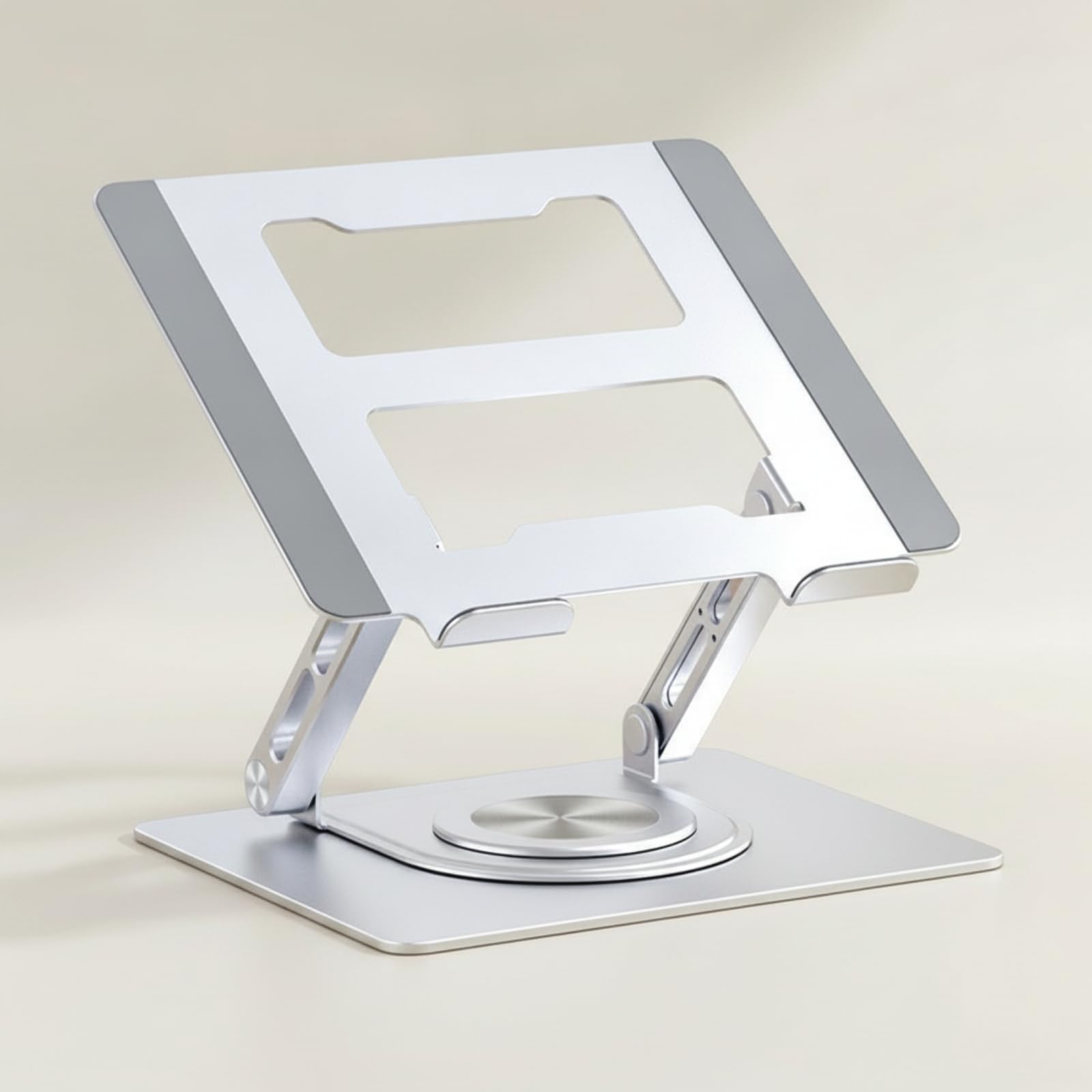 Gralara Supporto Computer Portatile Ergonomico Supporto Laptop da Scrivania Salvaspazio Porta Computer da Scrivania per Professionisti, Studenti, Ufficio, E19-Foldable