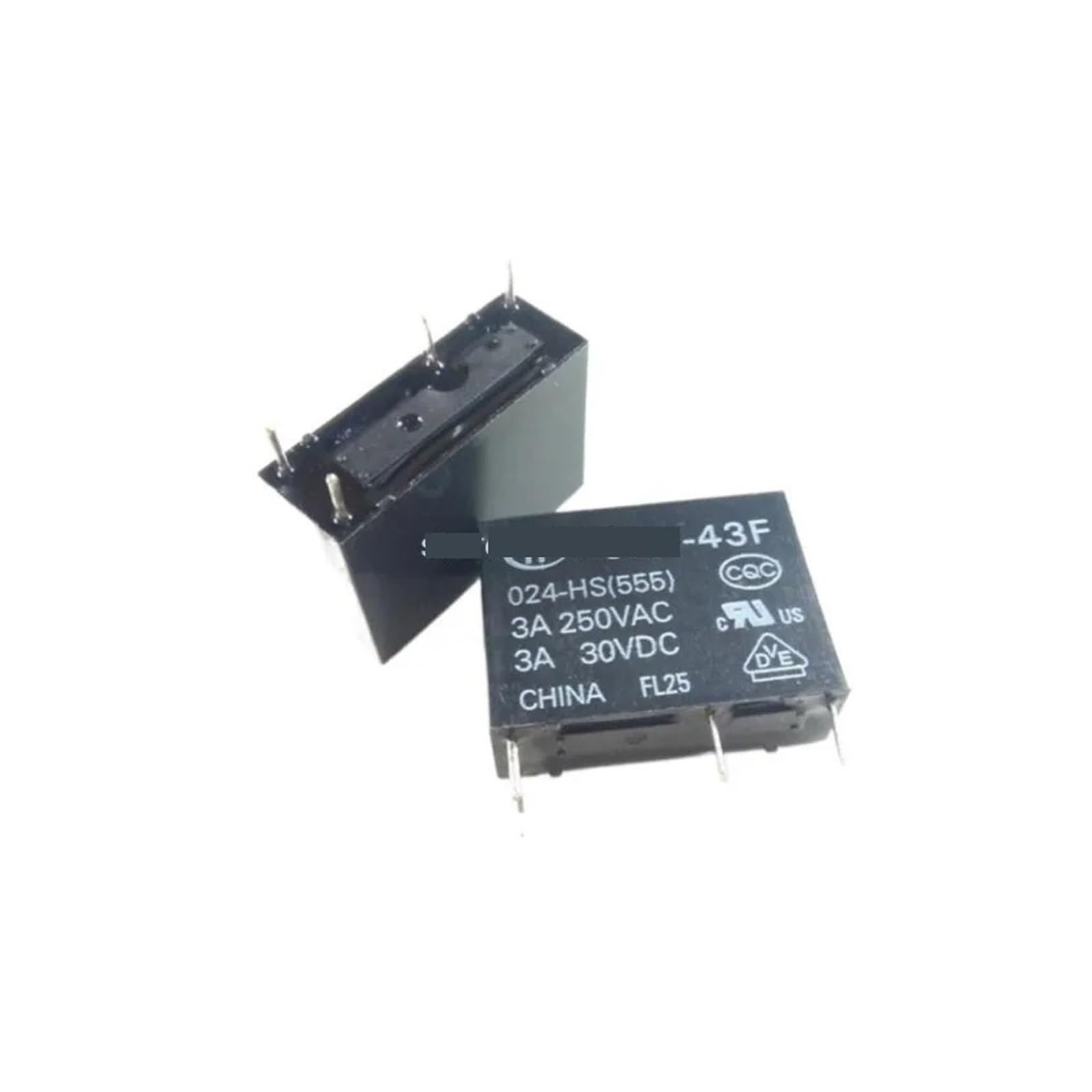 Relais de puissance JZC-43F 024-HS 24V 4PIN commutation 5A - 2