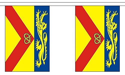 Flagtex Staffordshire Old Fabric Bunting – 3m with 10 Flags – Premium Indoor & Outdoor Decoration — image 1