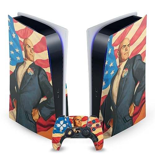 Skin Superman PS5 Protéger Console Disque Rayures Autocollant Vinyle Lex Luthor DC