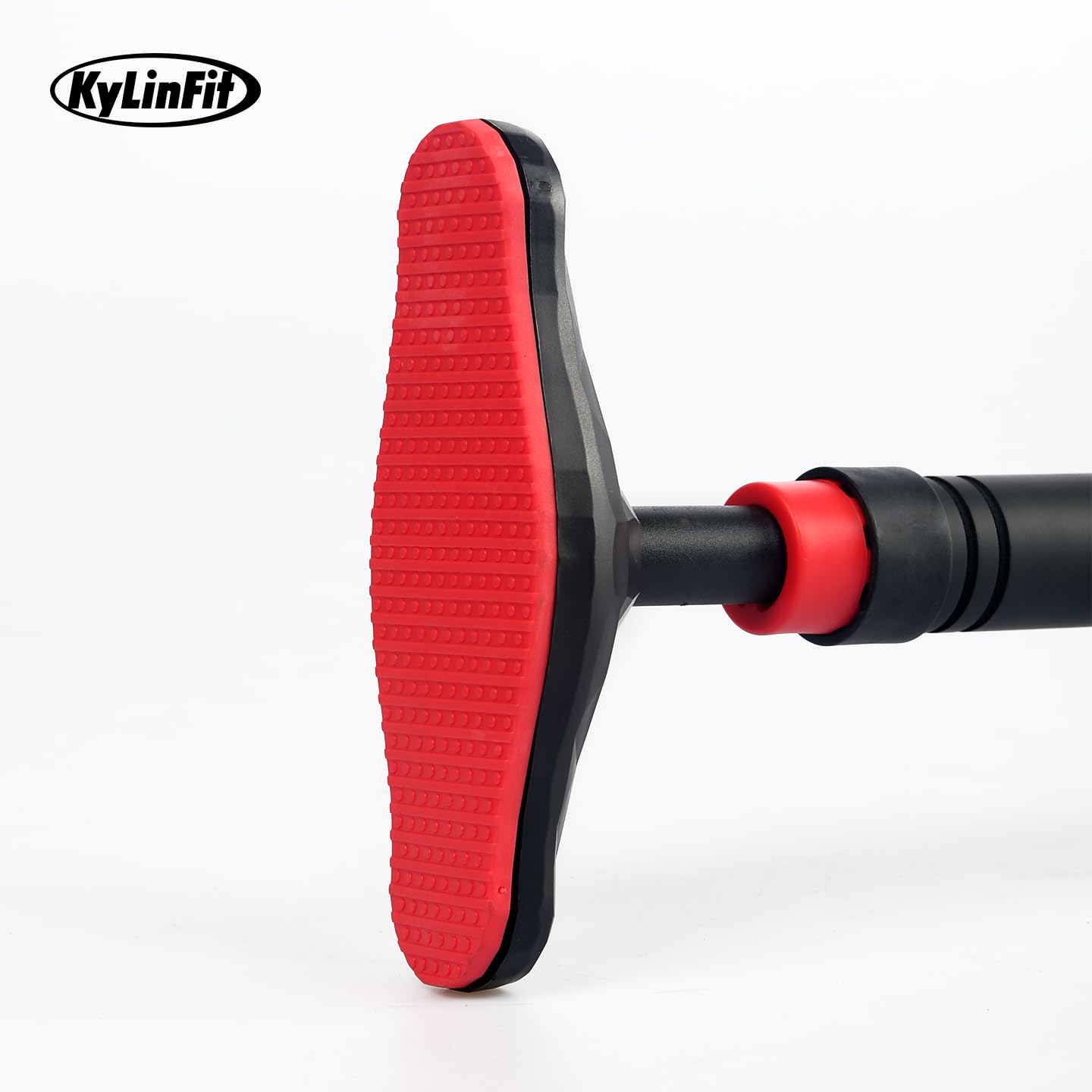 Barre de traction professionnelle pour la maison | Charge maximale de 180 kg, réglage rapide (65-100 cm) | Sécuritaire sans perçage grâce au système à crémaillère et au rembourrage en PVC