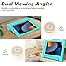 LTROP Kids Case for iPad 9th/ 8th/ 7th Generation (2021/ 2020/ 2019), iPad 10.2 Case, Shockproof Handle Stand Kids Case for iPad 9/ 8/ 7 Generation 10.2 Inch - Turquoise