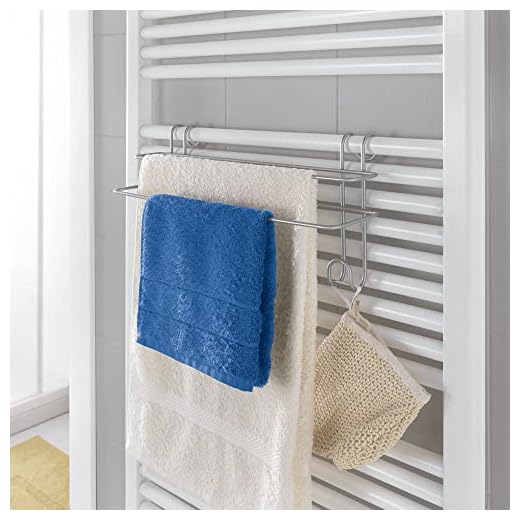 Metaltex - Toallero Doble para toallero eléctrico de Pared (Revestimiento Polytherm)